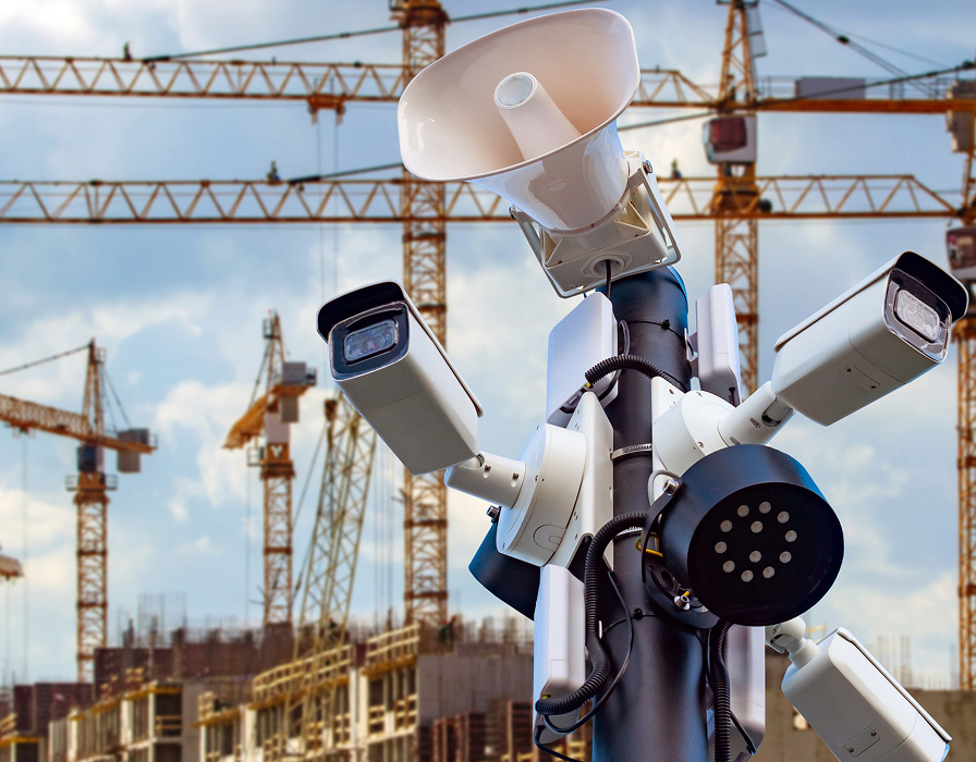 Maximisez l’efficacité d’un chantier de construction au moyen de la surveillance vidéo à distance.